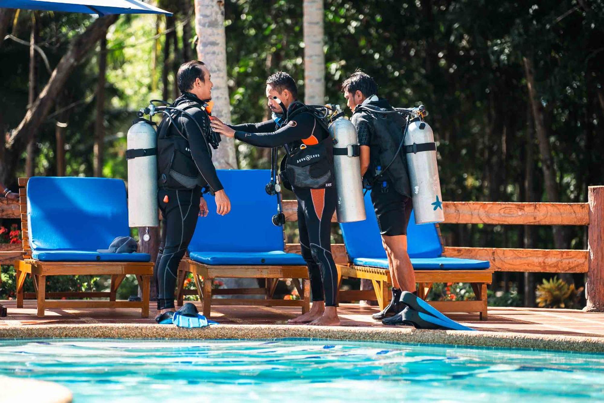 Blue Star Dive And Resort Anda  Dış mekan fotoğraf
